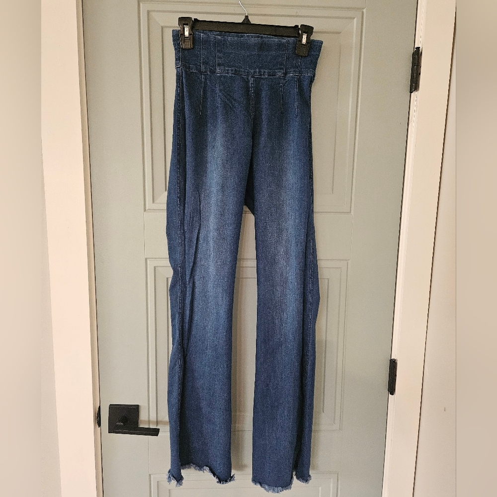 Anna & Ava Dark Blue Flare Jeans